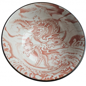 Ramenschale Drache Rot