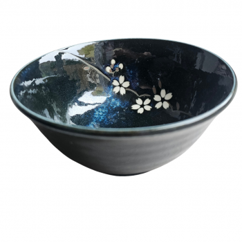 Schale Sakura blau/glanz