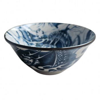 Schale Drache blau