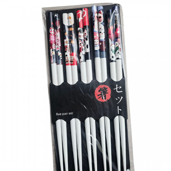 Stäbchen 5er-Set Katze Traditionell