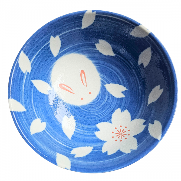 Ramen Schale Usagi blau