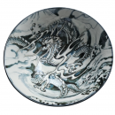 Schale Drache Schwarz/grün